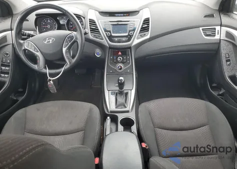 2016 Hyundai Elantra Se из США, поврежденный, VIN 5NPDH4AE6GH740452